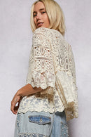 POL Crochet Cardigan Top / Sweater