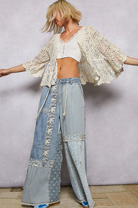 POL Crochet Cardigan Top / Sweater