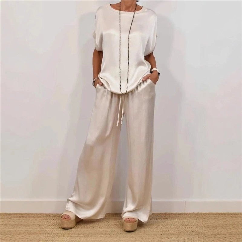 Satin Starlight Pant set