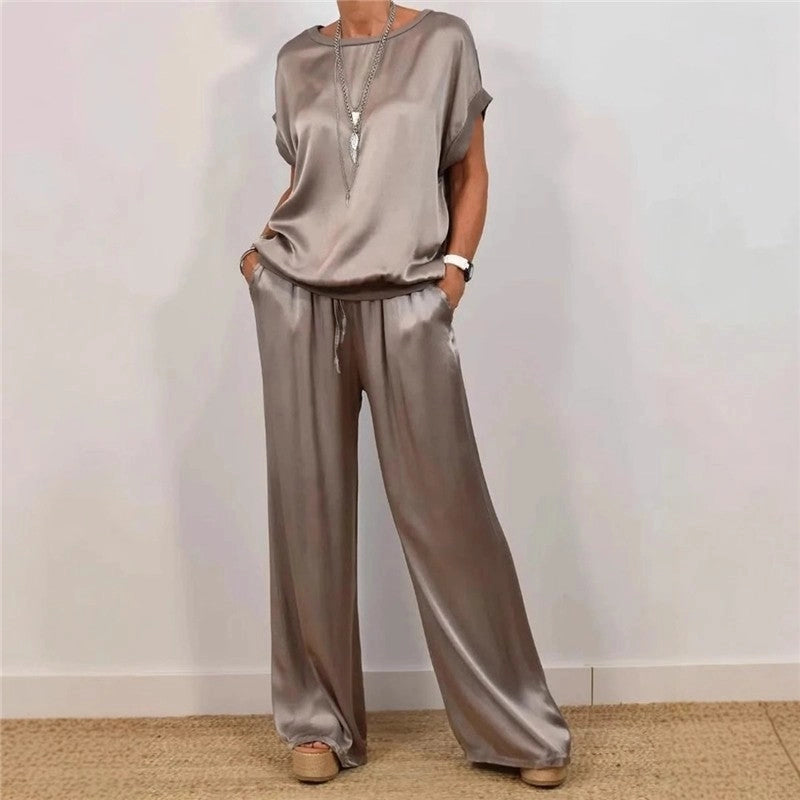 Satin Starlight Pant set