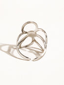 Silver Floral Ring
