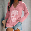 Skull Long-Sleeve Top