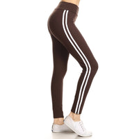 Buttery Soft Side Striped Leggings