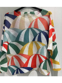 Umbrellas Italian Summer Sweater