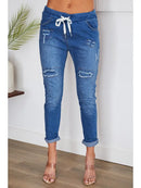 Jogger - Denim Patchwork