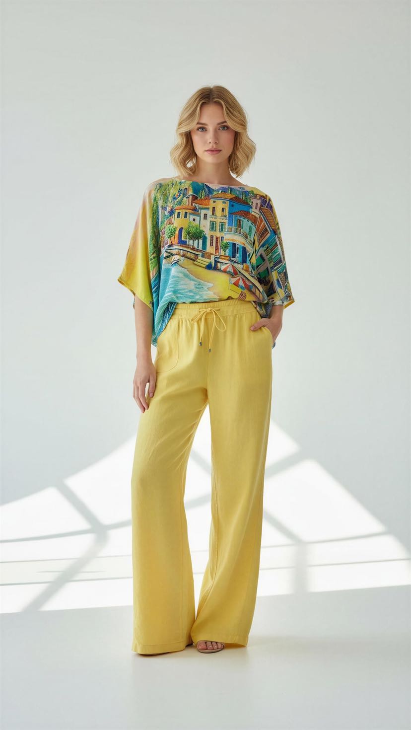 Linen Beach Trousers in multiple colors